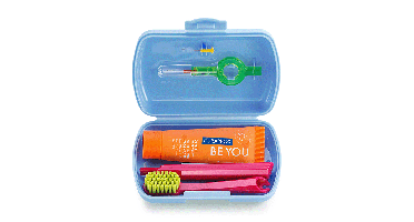 Curaprox Reisset Blauw