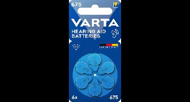Varta Gehoorapparaat Batterijen Type 675