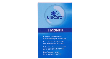 Unicare 1 Month 6 Zachte Contactlenzen -6.00