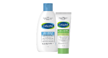 Cetaphil Milde Huidreiniger + Hydraterende Crème Combi