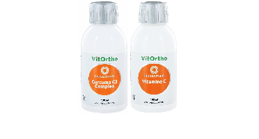 VitOrtho Liposomaal Curcuma C3 Complex + Vitamine C Combivoordeel