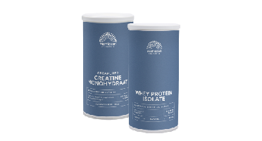 Mattisson HealthStyle Creatine Monohydraat Poeder en Sport Wei Proteïne Poeder Combi Set