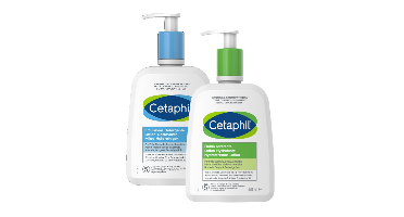 Cetaphil Milde Huidreiniger + Moisturizing Lotion 470ML Combi
