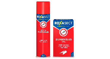 Roxasect Anti-Zilvervisjes Set - Spray tegen Zilvervisjes 400ml en Zilvervisjesval -