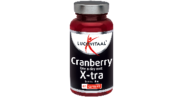 Lucovitaal Cranberry met X-tra Lactobacillus Capsules