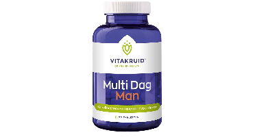 Vitakruid Multi Dag Man 100% Vegan Tabletten