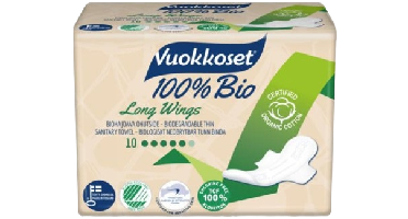 Vuokkoset Maandverband Long Wings Bio