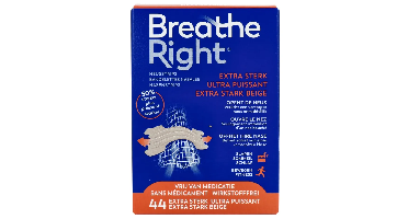 Breathe Right Neusstrips Beige Extra Sterk