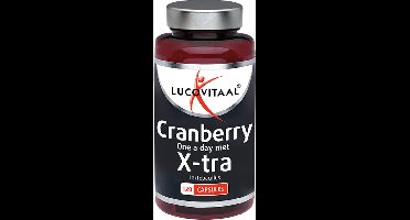 Lucovitaal Cranberry met X-tra Lactobacillus Capsules