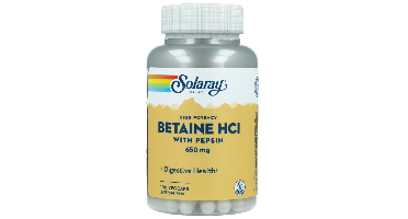 Solaray Betaine HCI 650mg Capsules