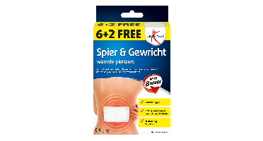 Lucovitaal Spier & Gewricht Warmte Pleisters 13 x 19 cm