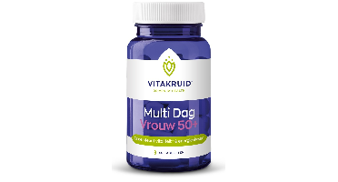 Vitakruid Multi Dag Vrouw 50+ 100% Vegan 30