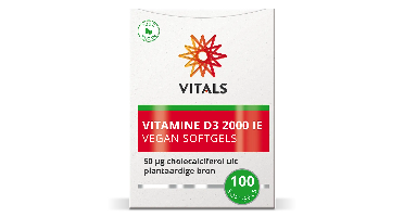 Vitals Vitamine D3 2000ie Softgels