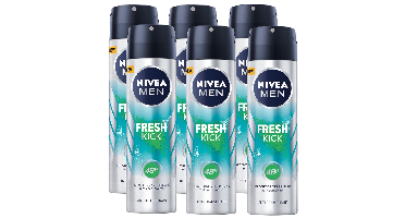 Nivea Men Fresh Kick Anti-Transpirant Spray Voordeelverpakking
