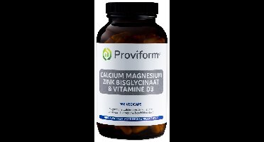 Proviform Calcium Magnesium Zink Bisglycinaat & D3 Vegicaps