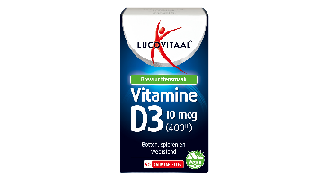 Lucovitaal Vitamine D3 10mcg Kauwtabletten