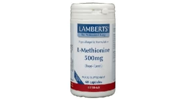 Lamberts L-methionine 500mg Vegacapsules