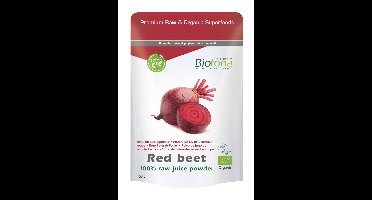 Biotona Red Beet 100% Raw Juice Powder