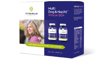 Vitakruid Multi Dag & Nacht Vrouw 50+ 100% Vegan 2 x 90 Tabletten