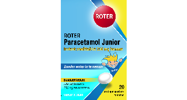 Roter Paracetamol Junior Smelt Tabletten