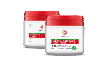 Vitals Elke Dag & Vitamine C Poeder Combi