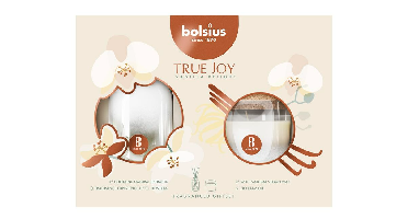 Bolsius True Joy Vanilla Delight Fragranced Giftset