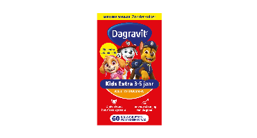 Dagravit Kids Extra 3-5 jaar Multivitaminen Kauwtabletten