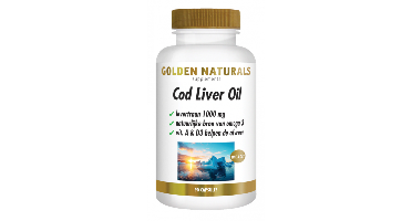 Golden Naturals Cod Liver Oil Capsules