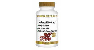 Golden Naturals Astaxanthine 4mg Softgels