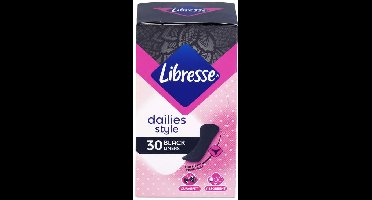 Libresse Dailies Style Inlegkruisjes Zwart