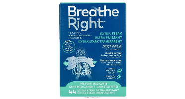 Breathe Right Neusstrips Transparant Extra Sterk