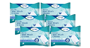 TENA Wet Wash Glove Freshly Scented Multi-verpakking