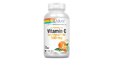 Solaray Vitamine C Gebufferd Kauwtabletten