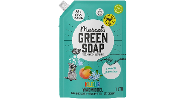 Marcels Green Soap Perzik Jasmijn Kleur Wasmiddel Navulling