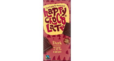 Happy Chocolate Dark 72% Cacao
