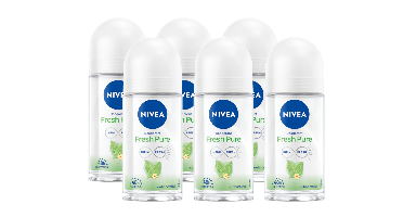 Nivea Fresh Pure Roll-on Voordeelverpakking