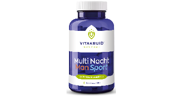 Vitakruid Multi Nacht Man Sport 100% Vegan 90