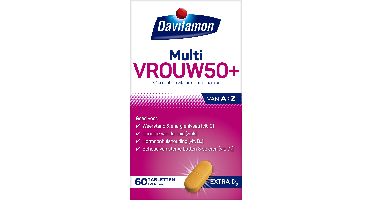 Davitamon Multi Vrouw 50 Plus - extra D3