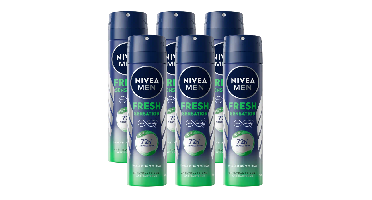 Nivea Men Fresh Sensation Anti-Transpirant Spray Voordeelverpakking