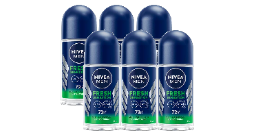 Nivea Men Fresh Sensation Antbacterial Deoroller Voordeelverpakking