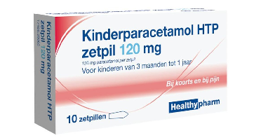 Healthypharm Kinderparacetamol Zetpil 120mg