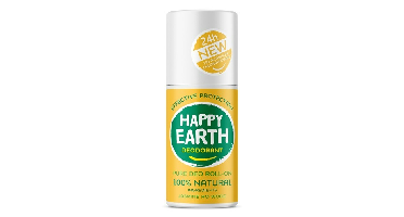 Happy Earth 100% Natural Deo Roll-On Jasmine Ho Wood