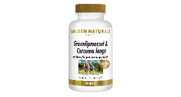 Golden Naturals Groenlipmossel & Curcuma longa Capsules