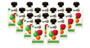 Be Plus Knijpfruit Apple Pear & Apricot Multiverpakking