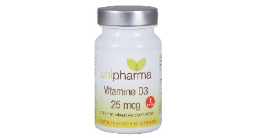 Unipharma Vitamine D3 25mcg Capsules