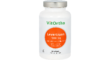 VitOrtho Levertraan 1000 mg Softgels