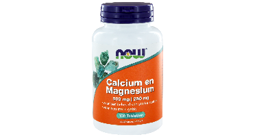 NOW Calcium en Magnesium Tabletten