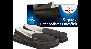 Lucovitaal Orthopedische Pantoffels - Antraciet