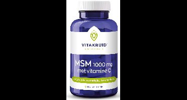 Vitakruid MSM 1000 mg > 99,9% zuiver + vitamine C