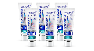 Sensodyne Clinical White Enamel Strengthening Tandpasta Multiverpakking